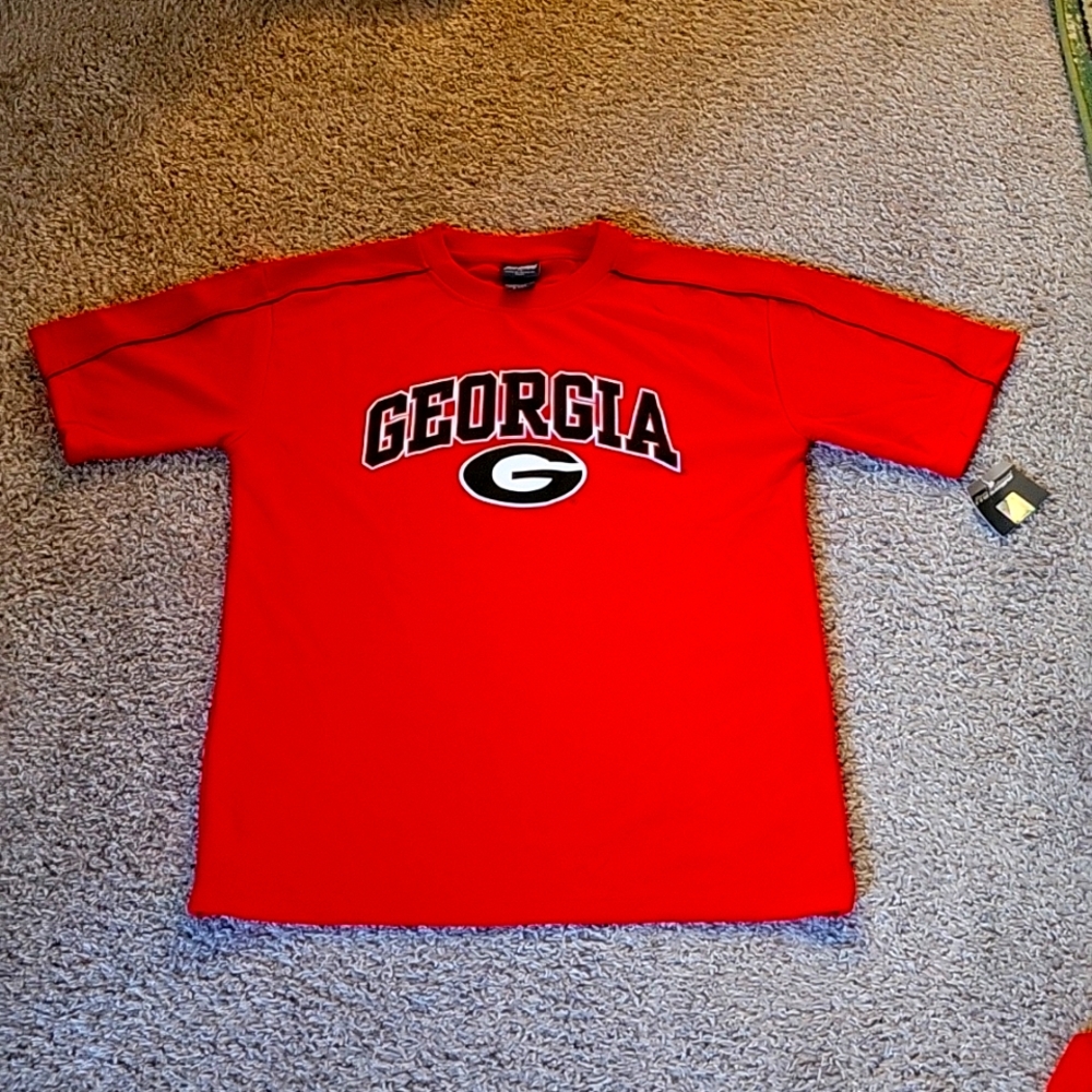 UGA, Pro Edge, red, jersey style shirt, Large
